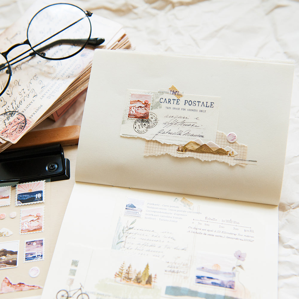Travel Postcards Pop-Up Stickers