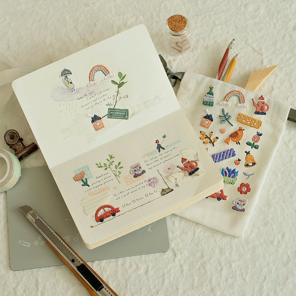 Embroidery Pop-Up Stickers