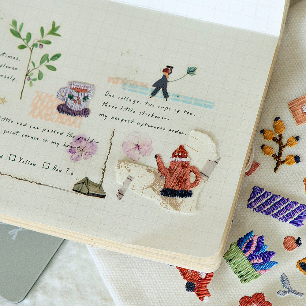 Embroidery Pop-Up Stickers