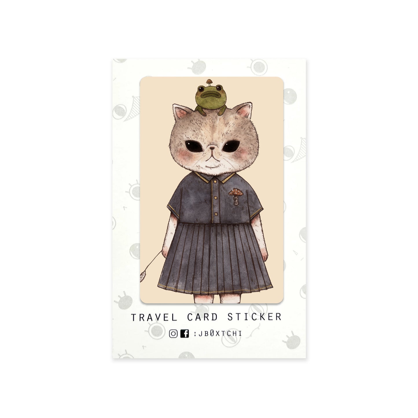 Bam Bam Travel Card Sticker