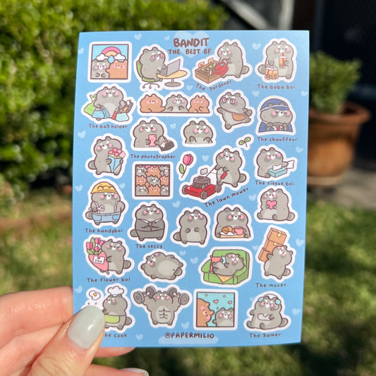 Bandit The Best BF Sticker Sheet
