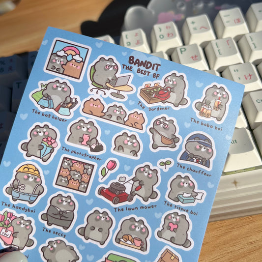 Bandit The Best BF Sticker Sheet