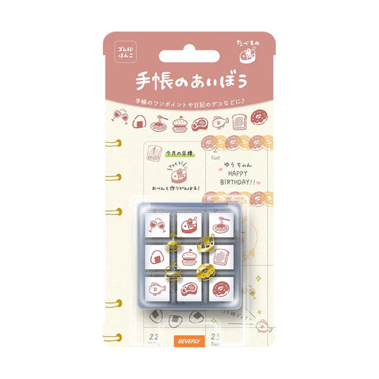 Notebook Aibo Stamp Set - Food