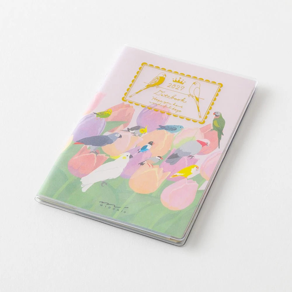 Midori Pocket Diary 2027 Mini - Bird