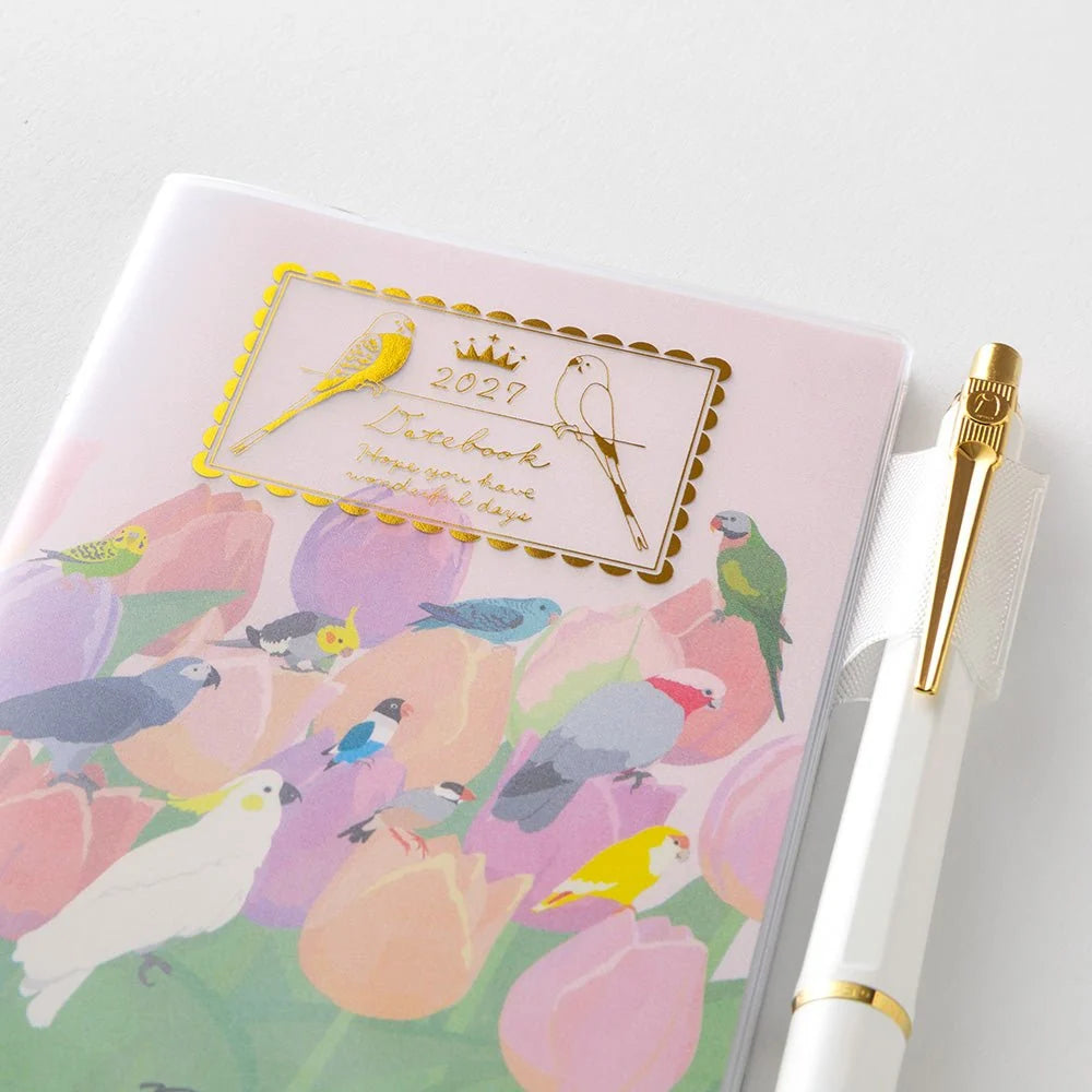 Midori Pocket Diary 2027 Mini - Bird