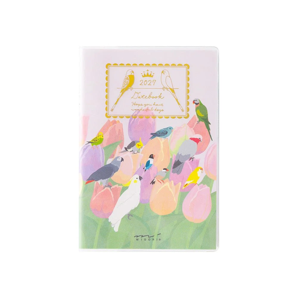 Midori Pocket Diary 2027 Mini - Bird