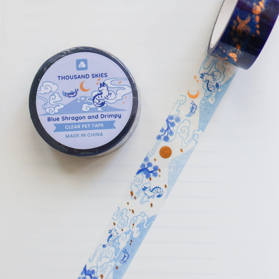 Blue Shragon and Drimpy (Foil) PET Tape