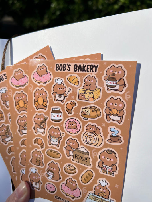 Bob's Bakery Sticker Sheet