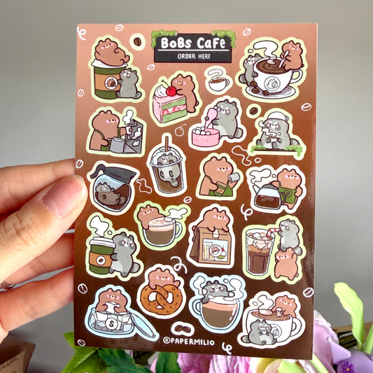 Bob's Cafe Sticker Sheet