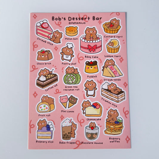 Bob's Dessert Bar Sticker Sheet