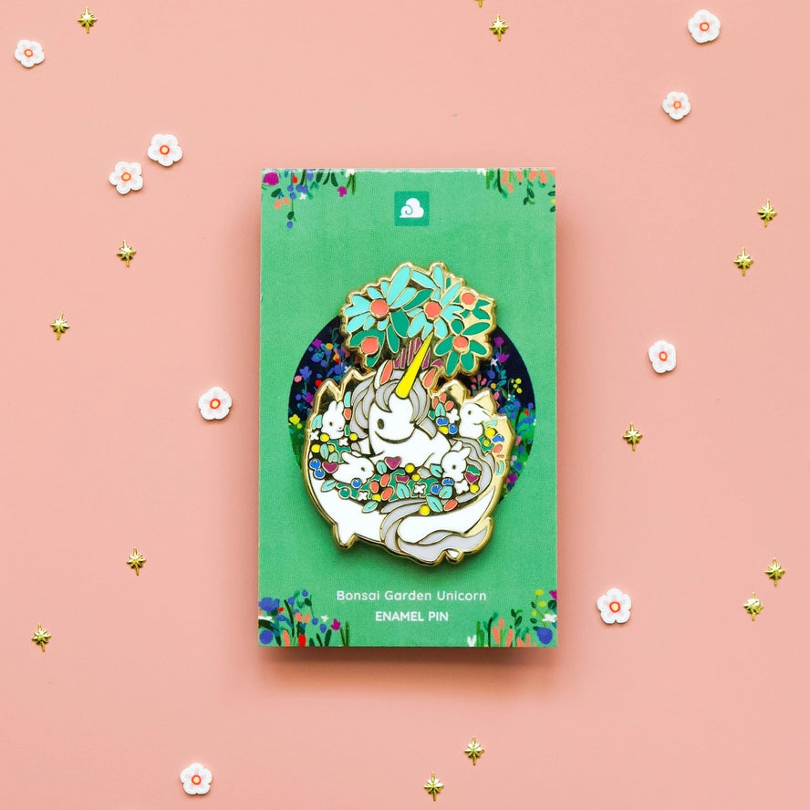 Bonsai Garden - Unicorn Enamel Pin
