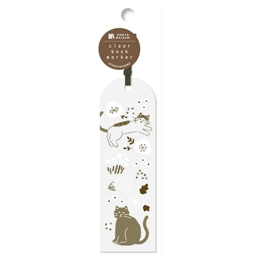 Honto Watashi Clear Book Marker - Ragoro Cat