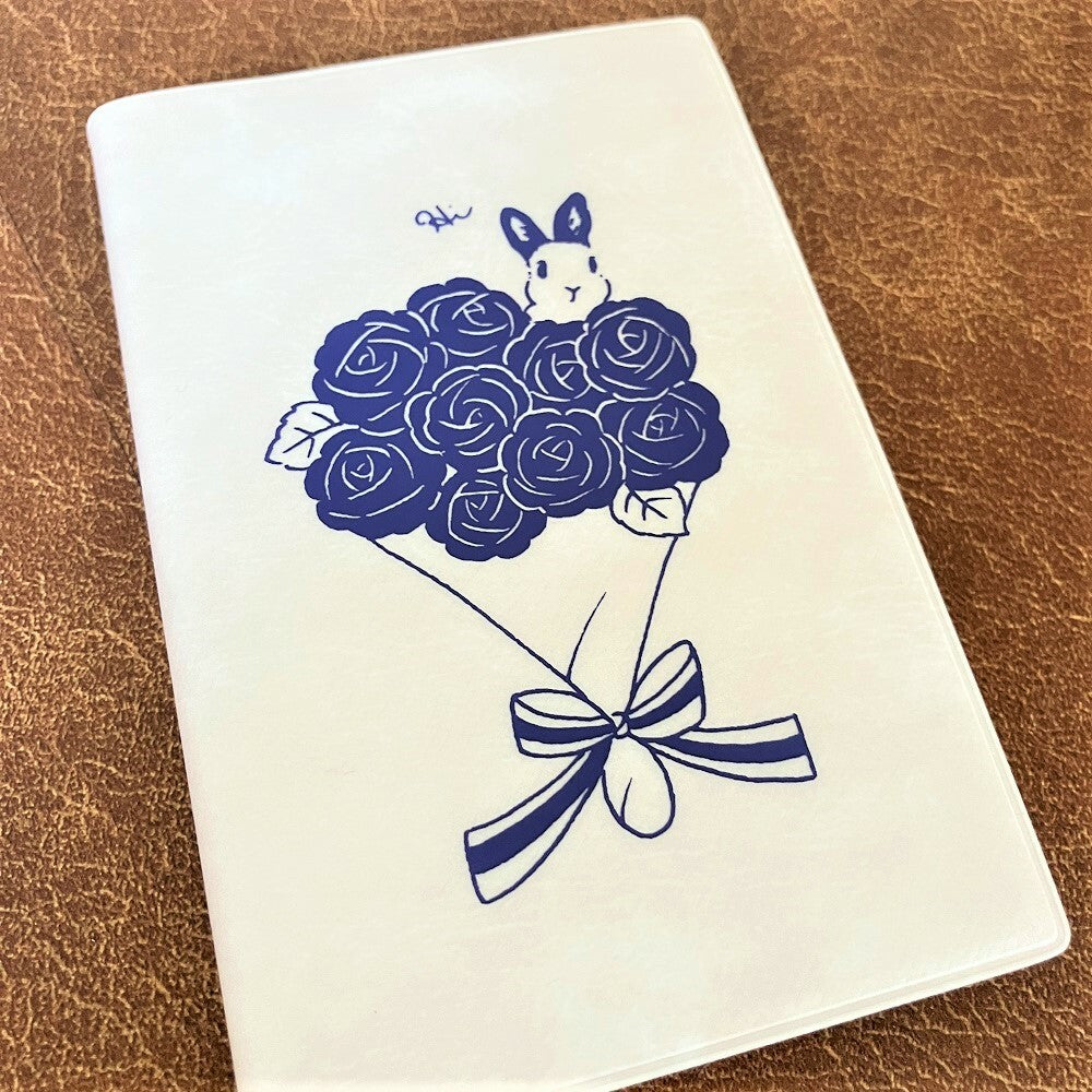 Papier Platz x Shinako Moriyama Pocket Log Notebook - Bouquet of Flowers