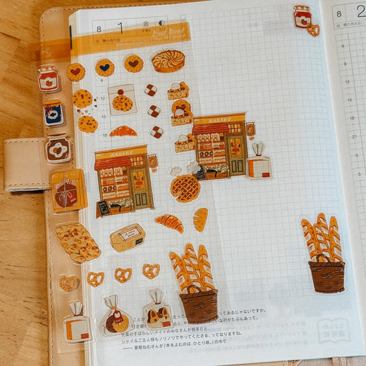 Fresh Bread Clear PVC Sticker