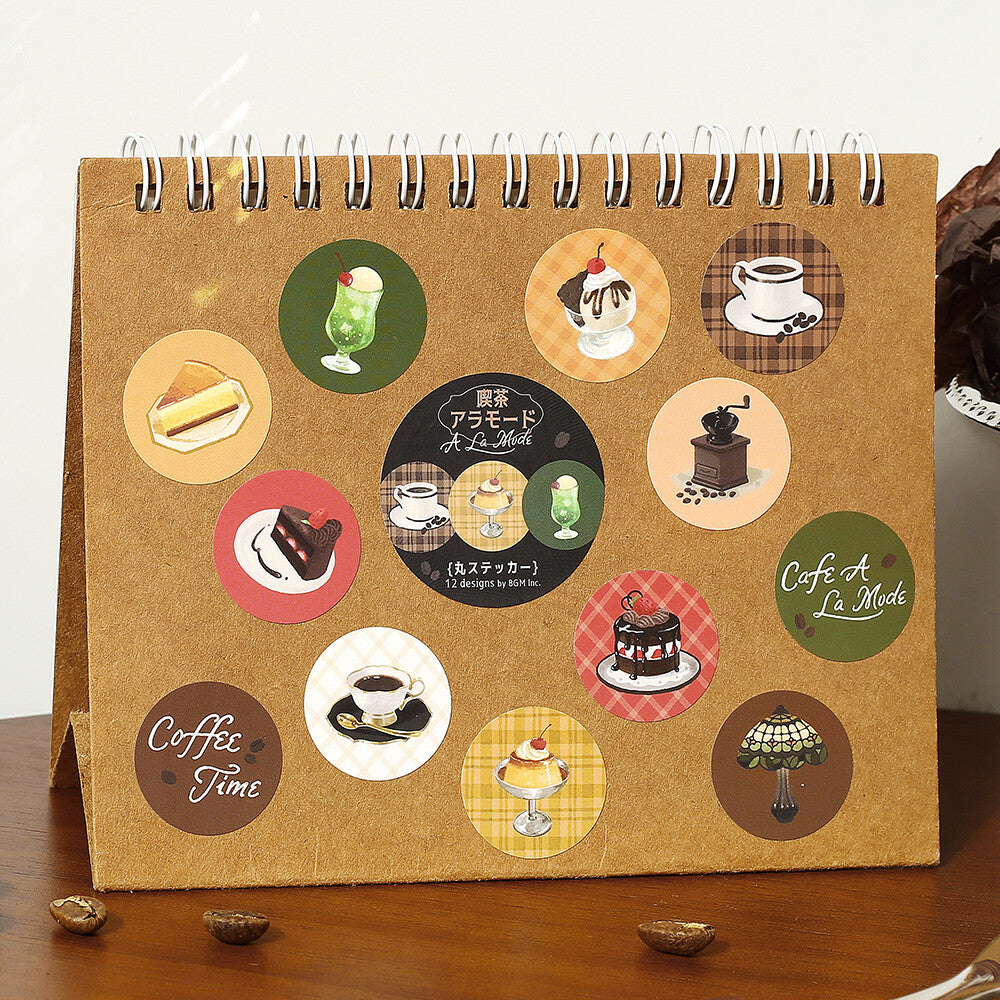 Kiss Cut Sticker Roll - Cafe a La Mode