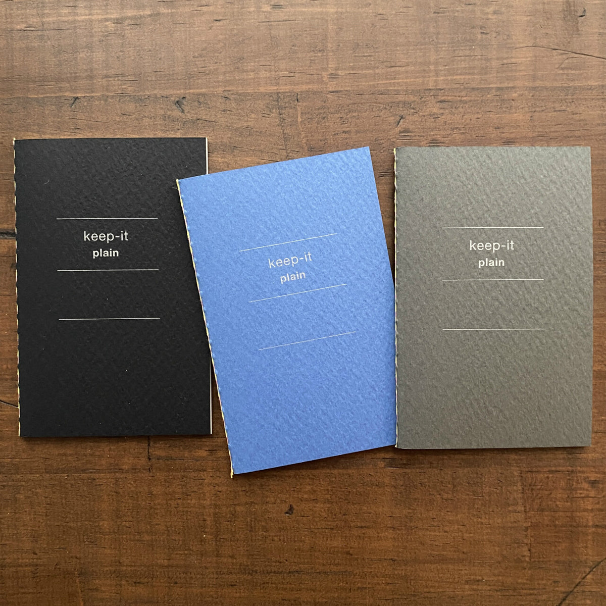 Keep-It Card Size Seibundo Blank Inserts (Blue, Black, Grey) - 3 per pack
