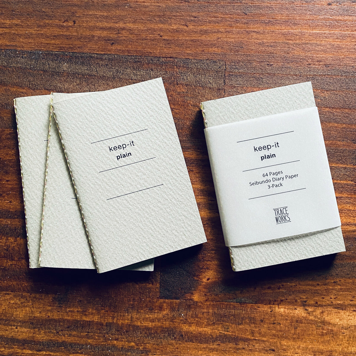 Keep-It Card Size Seibundo Blank Inserts (Light Grey) - 3 per pack