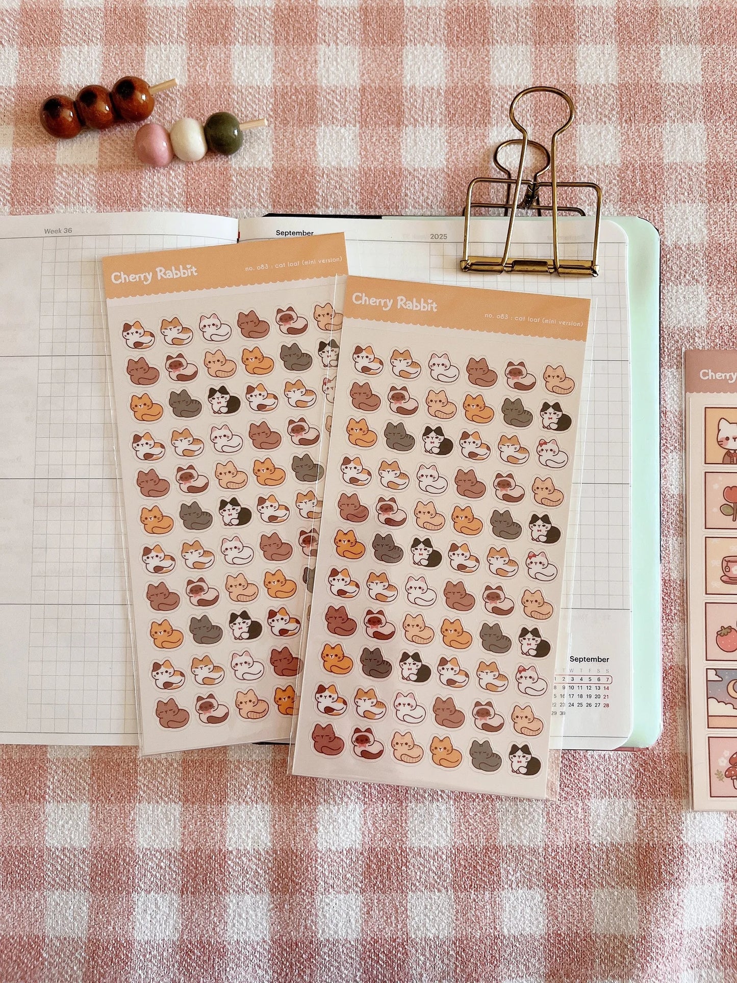 Cat Loaf (Mini-Version): Sticker Sheet