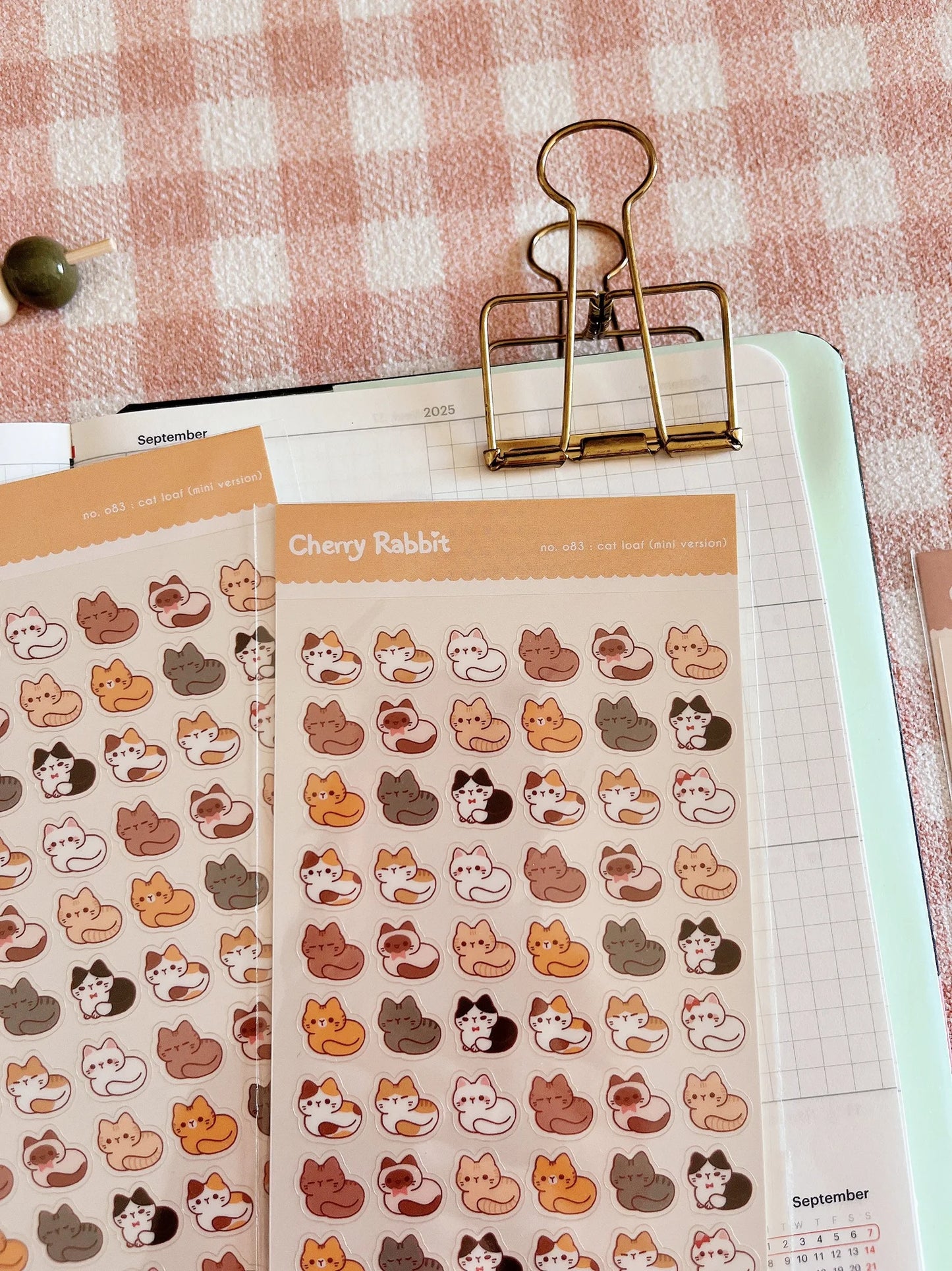Cat Loaf (Mini-Version): Sticker Sheet