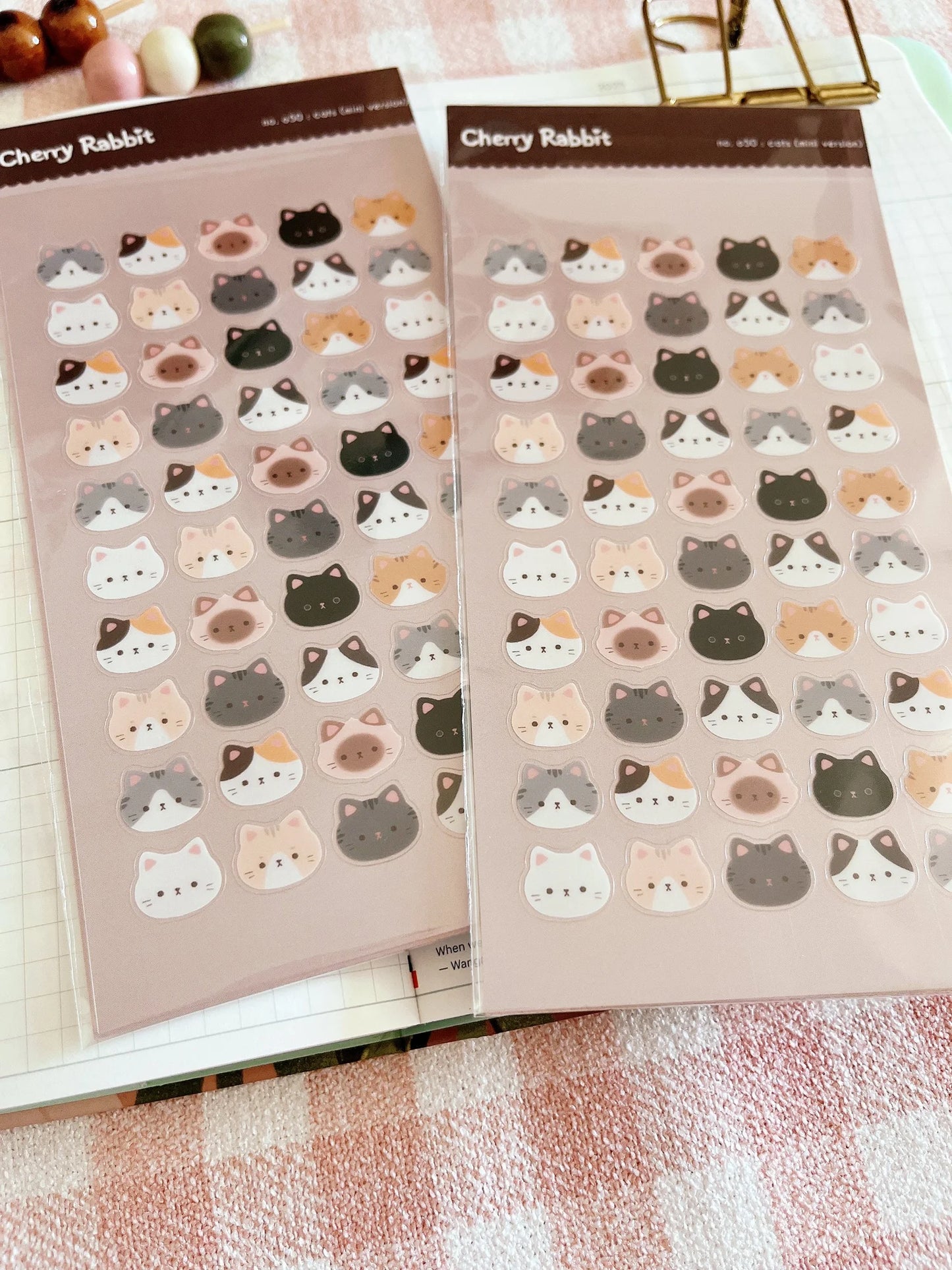 Cats (Mini-Version): Sticker Sheet