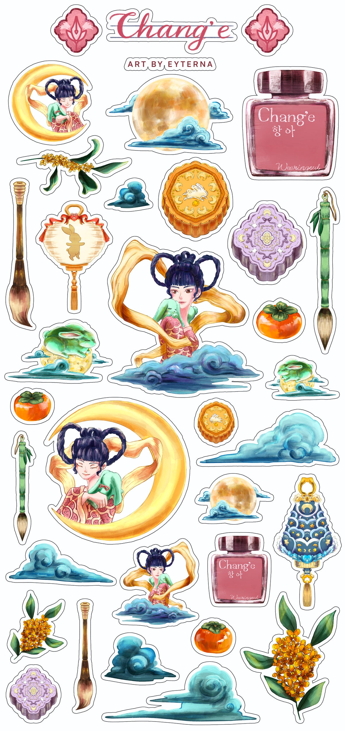 [Exclusive] Chang’e Sticker Sheet
