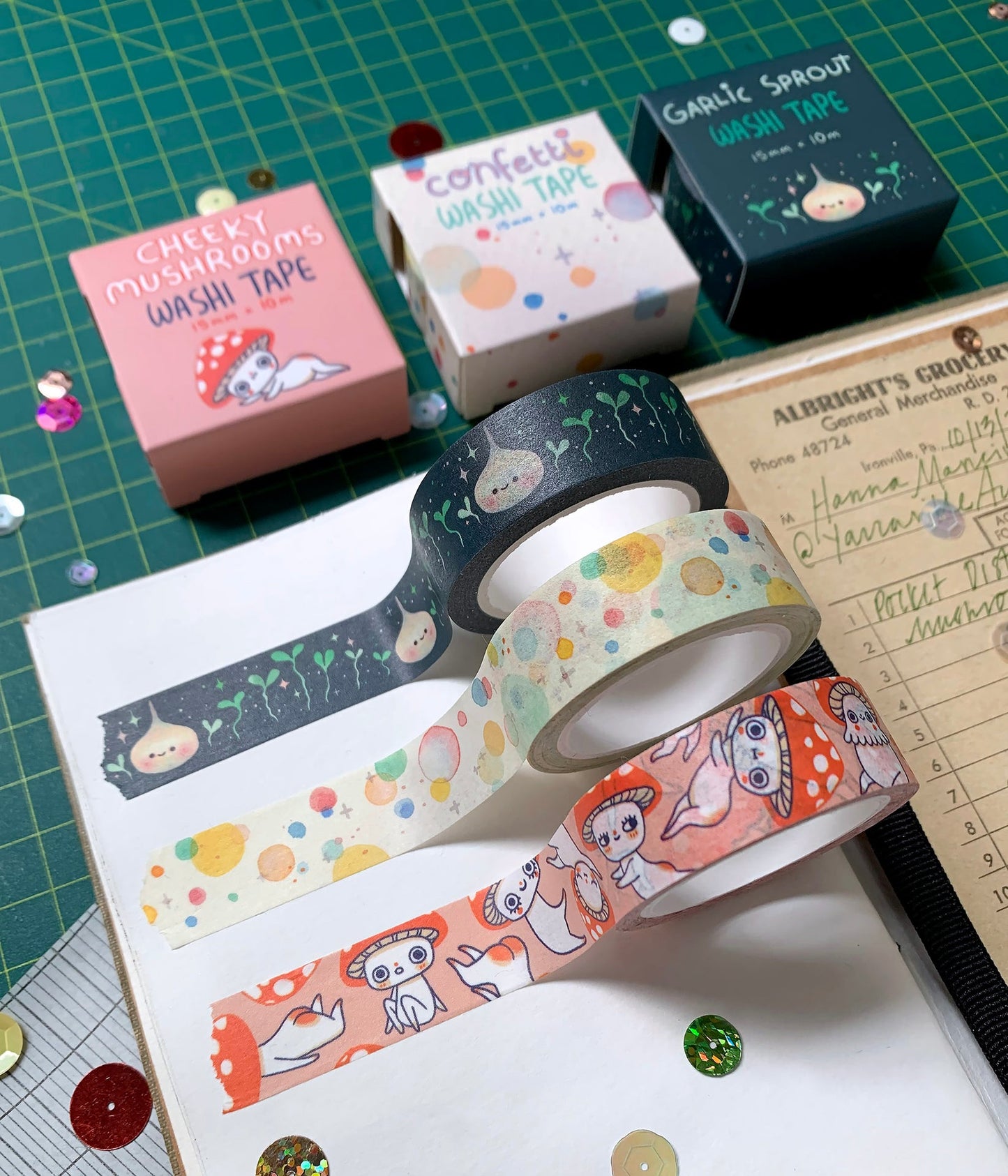 Cheeky Mushroom - Washi Tape