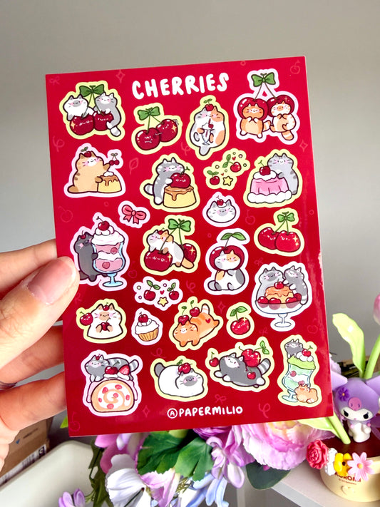 Cherries Sticker Sheet