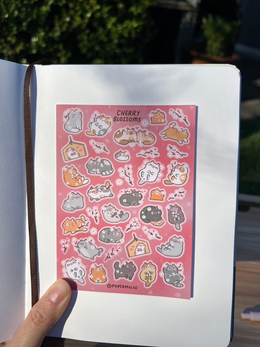 Cherry Blossoms Sticker Sheet
