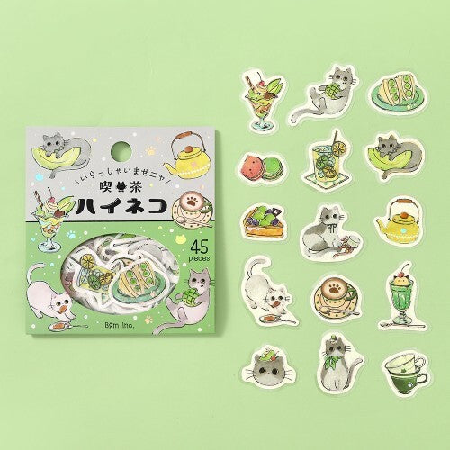 Welcome Meow! Cafe Flake Seal - Haineko