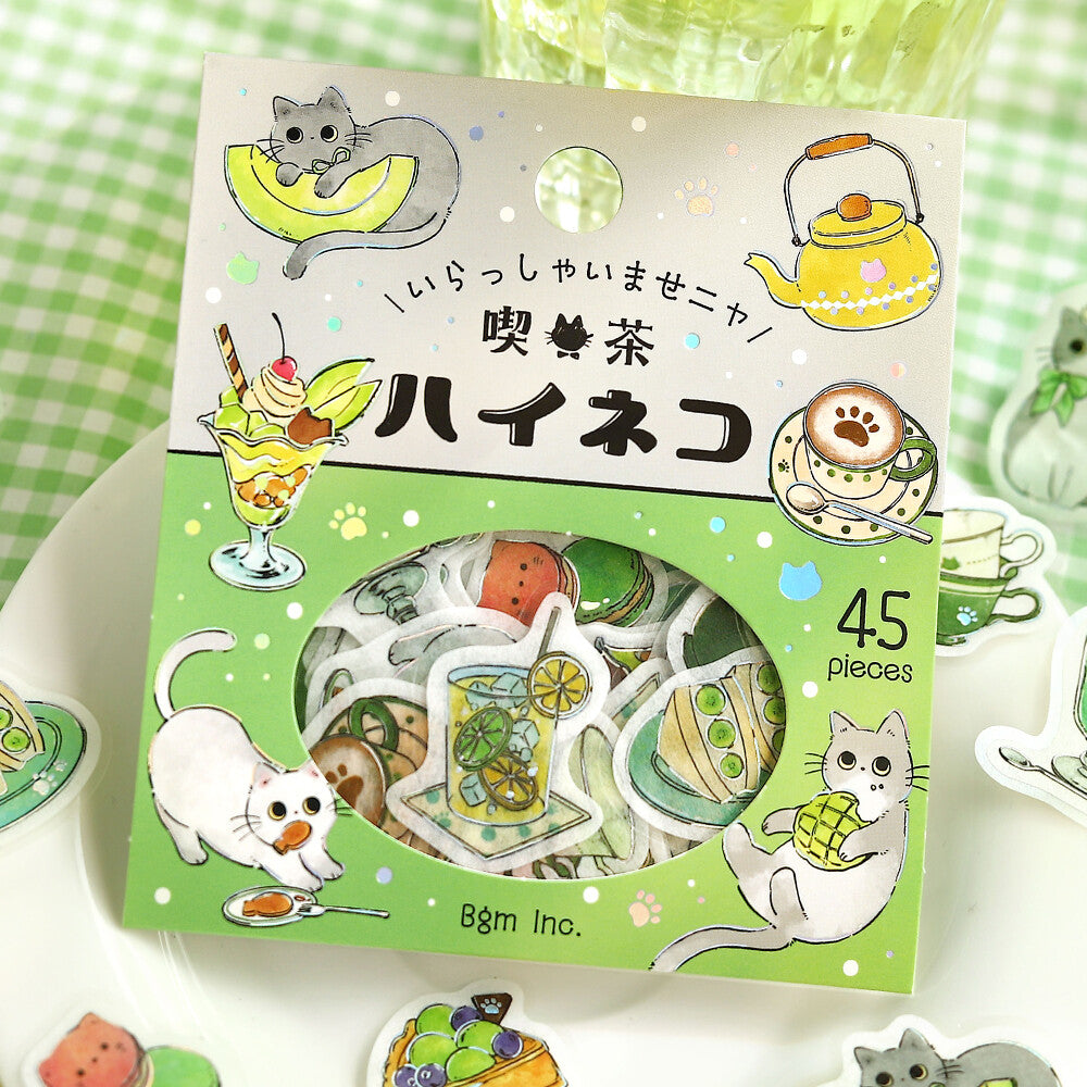 Welcome Meow! Cafe Flake Seal - Haineko