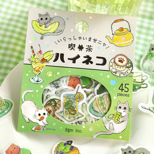 Welcome Meow! Cafe Flake Seal - Haineko
