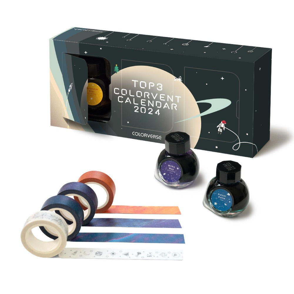 Top 3 Colorvent Calendar 2024 Special Edition Ink & Washi Tape Set