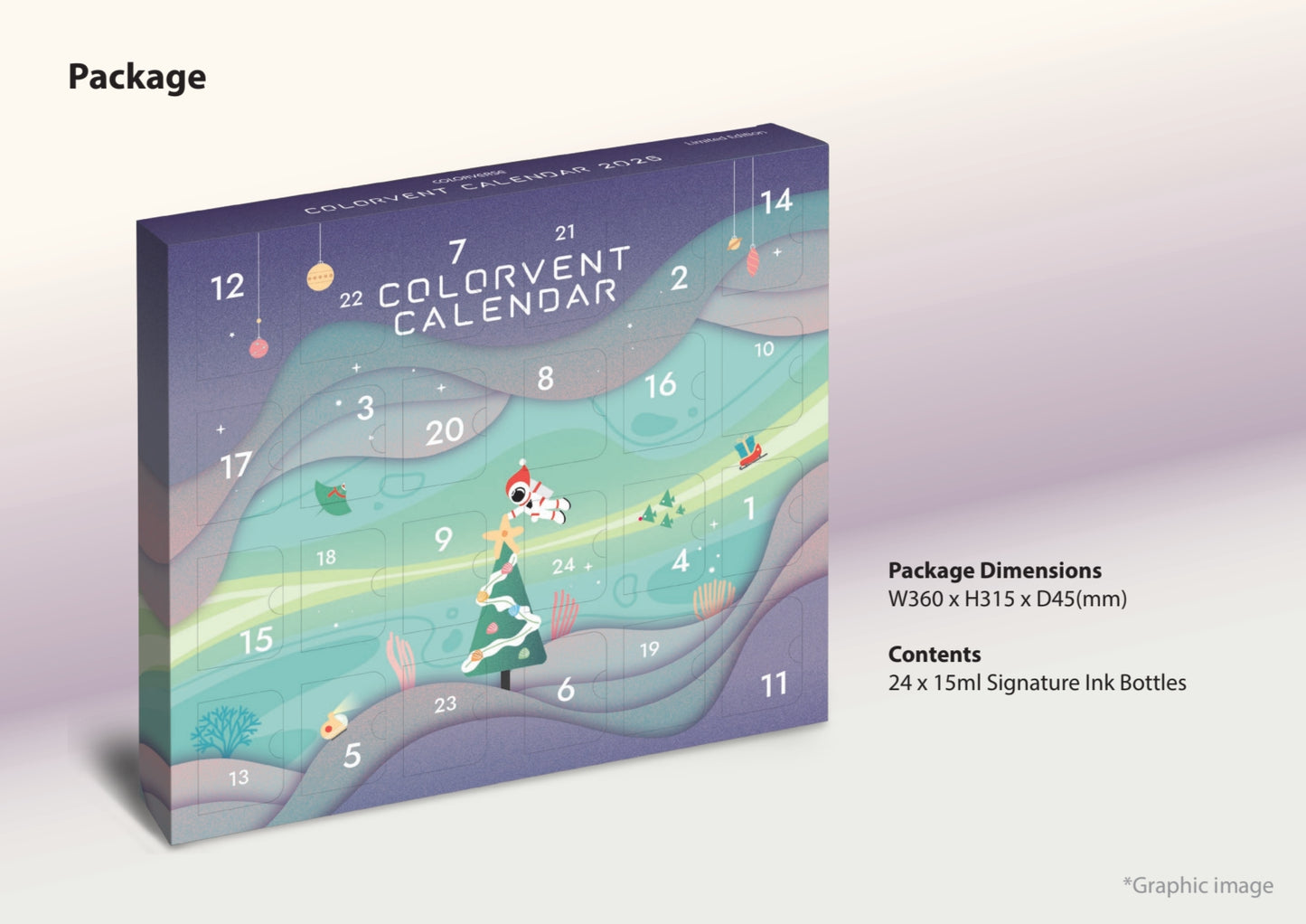 Limited Edition - Colorvent Calendar 2026