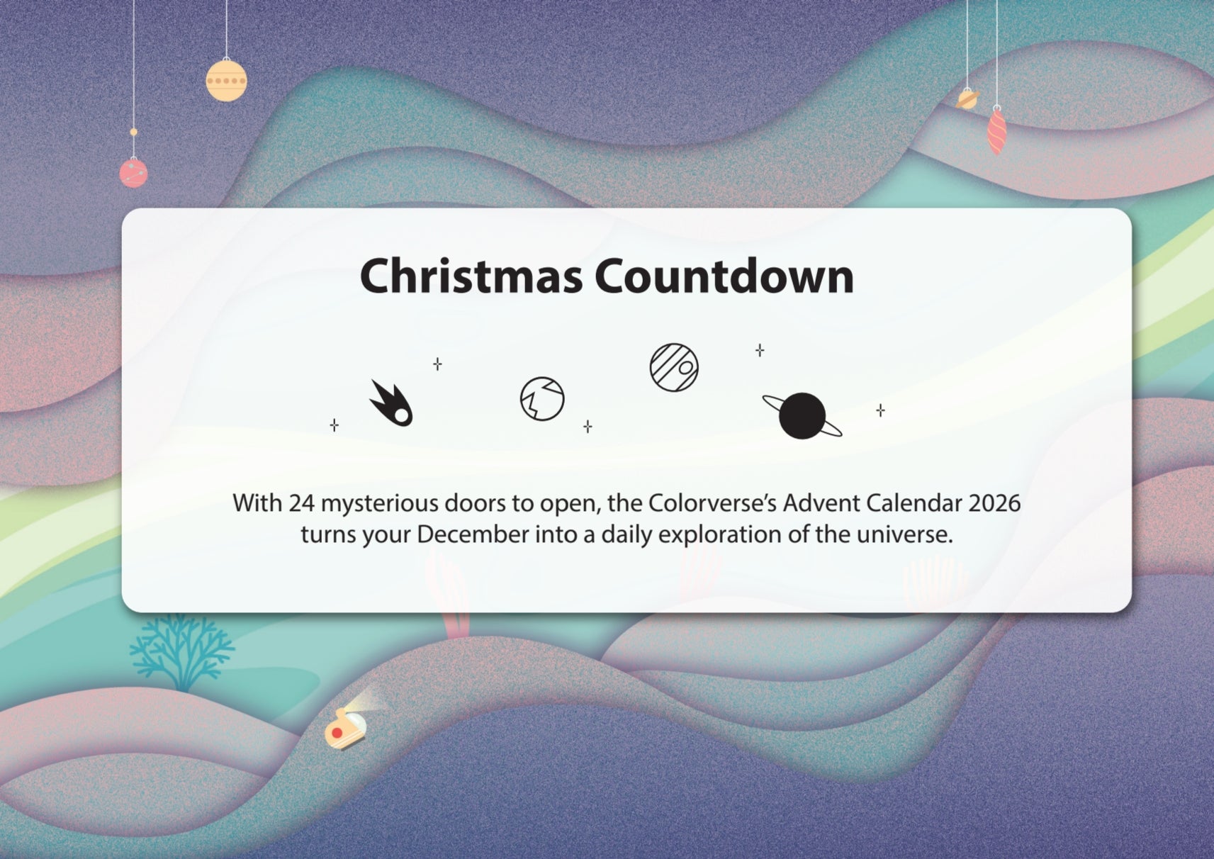 Limited Edition - Colorvent Calendar 2026