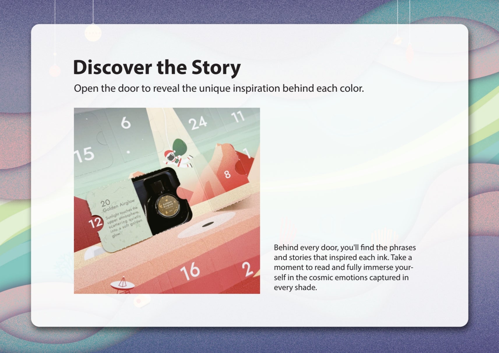 Limited Edition - Colorvent Calendar 2026