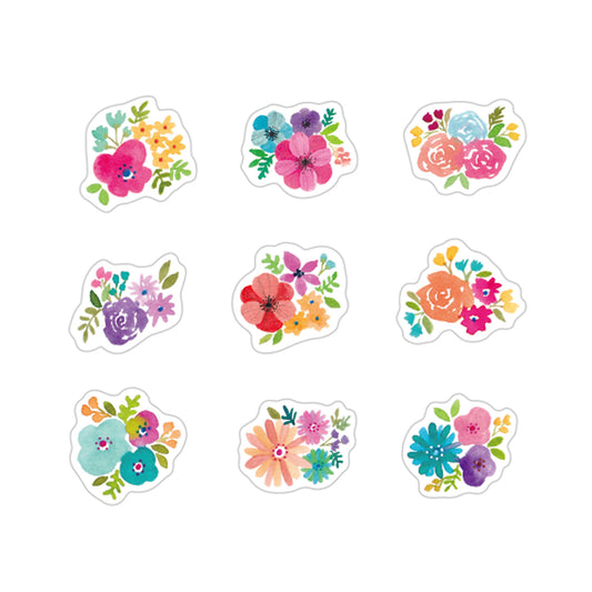 Colourful Flower Flake Seal - Satohom x Papier Platz