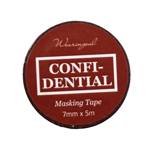 Confidential Masking Tape