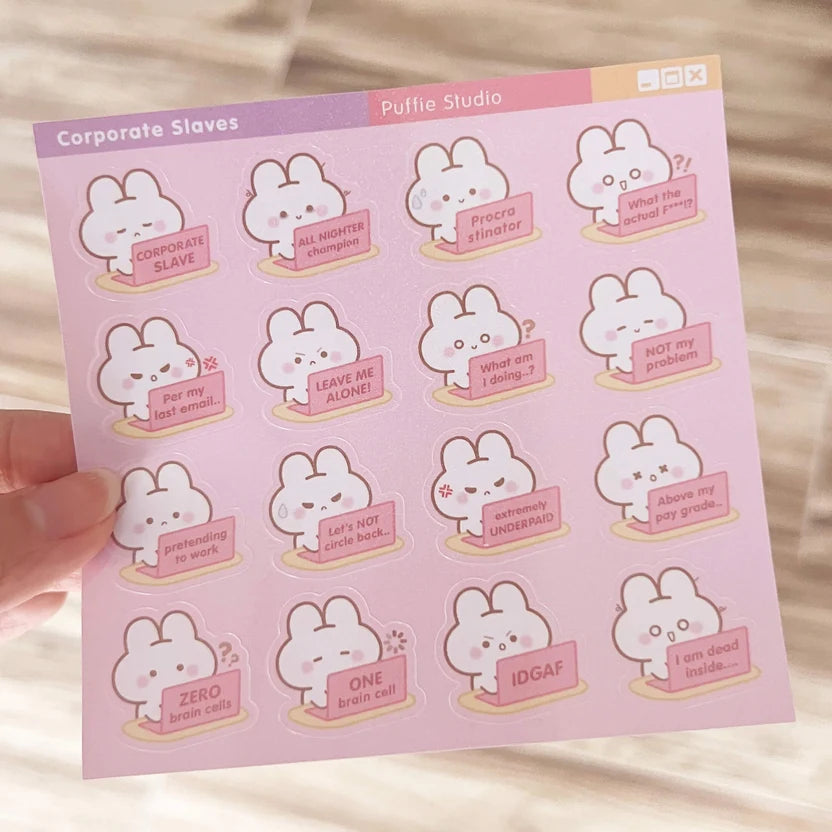 Corporate Army Sticker Sheet