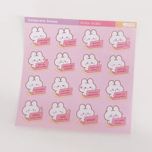 Corporate Army Sticker Sheet