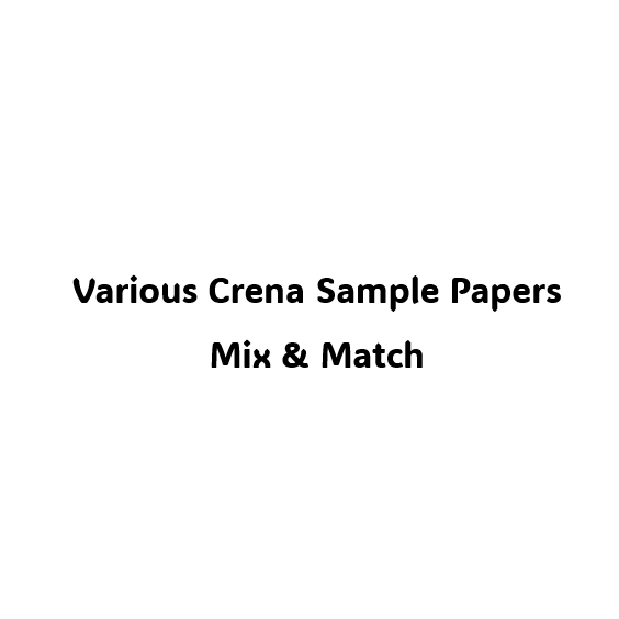 Various Crena A5 Paper Tasting