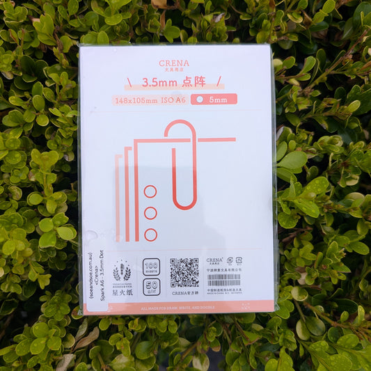 Crena Spark Organisers Refill 3.5mm Dot - A6