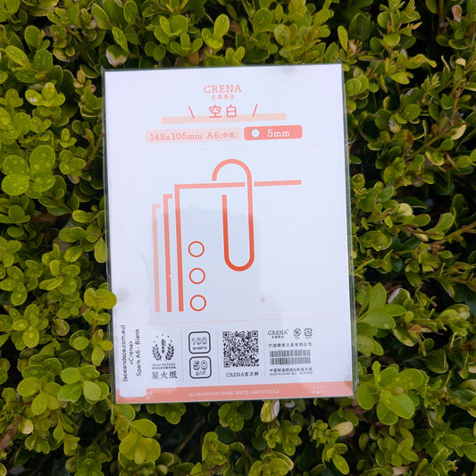 Crena Spark Organisers Refill Blank - A6