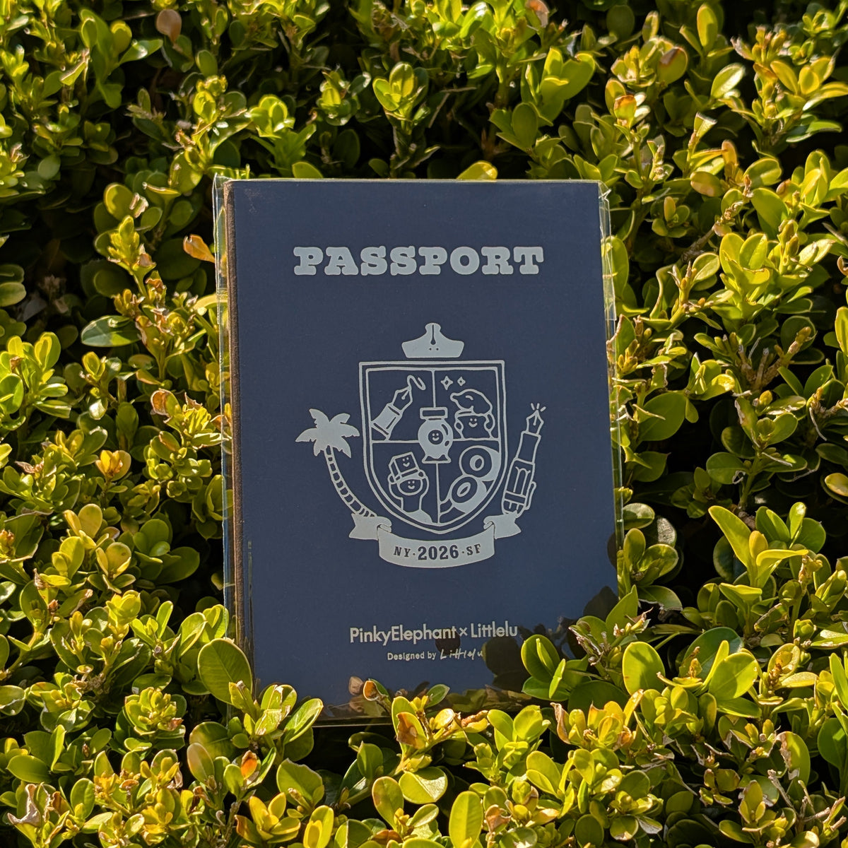 Crena x Piny Elephant x Littlelu - Passport Insert- Cream Lightning Thick Retro 90gsm
