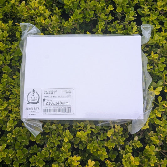 Crena Cream Lightning Thick Retro Paper