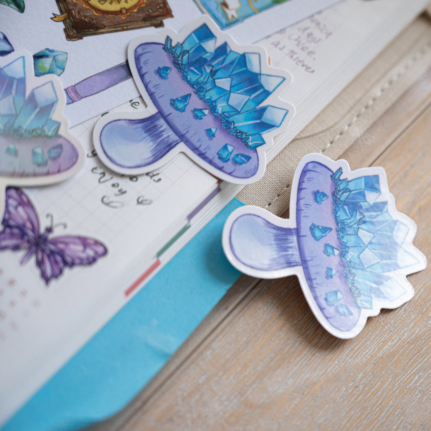 [Exclusive] Crystal Mushroom Sticker