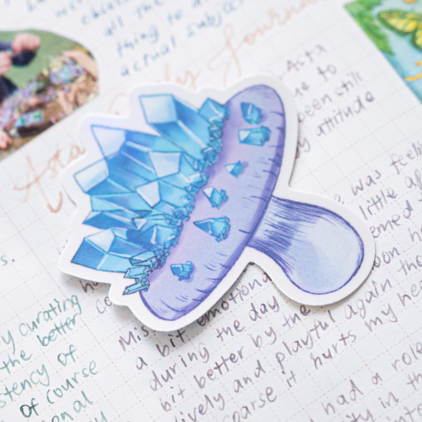 [Exclusive] Crystal Mushroom Sticker