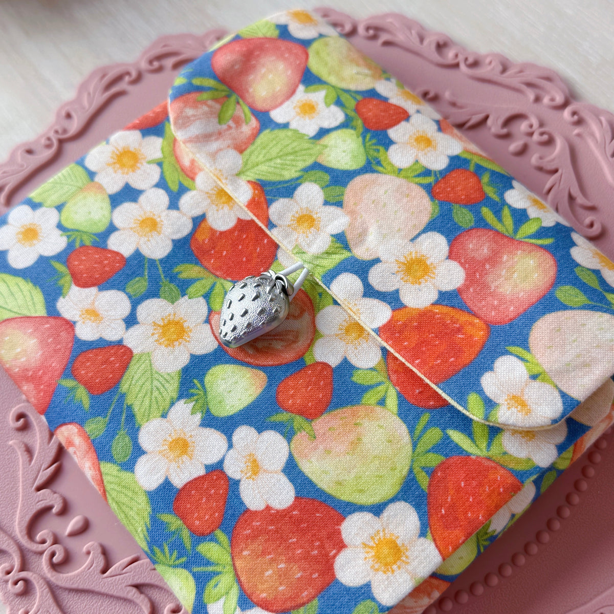 Handmade Strawberry Cheesecake Mini Pen Wrap
