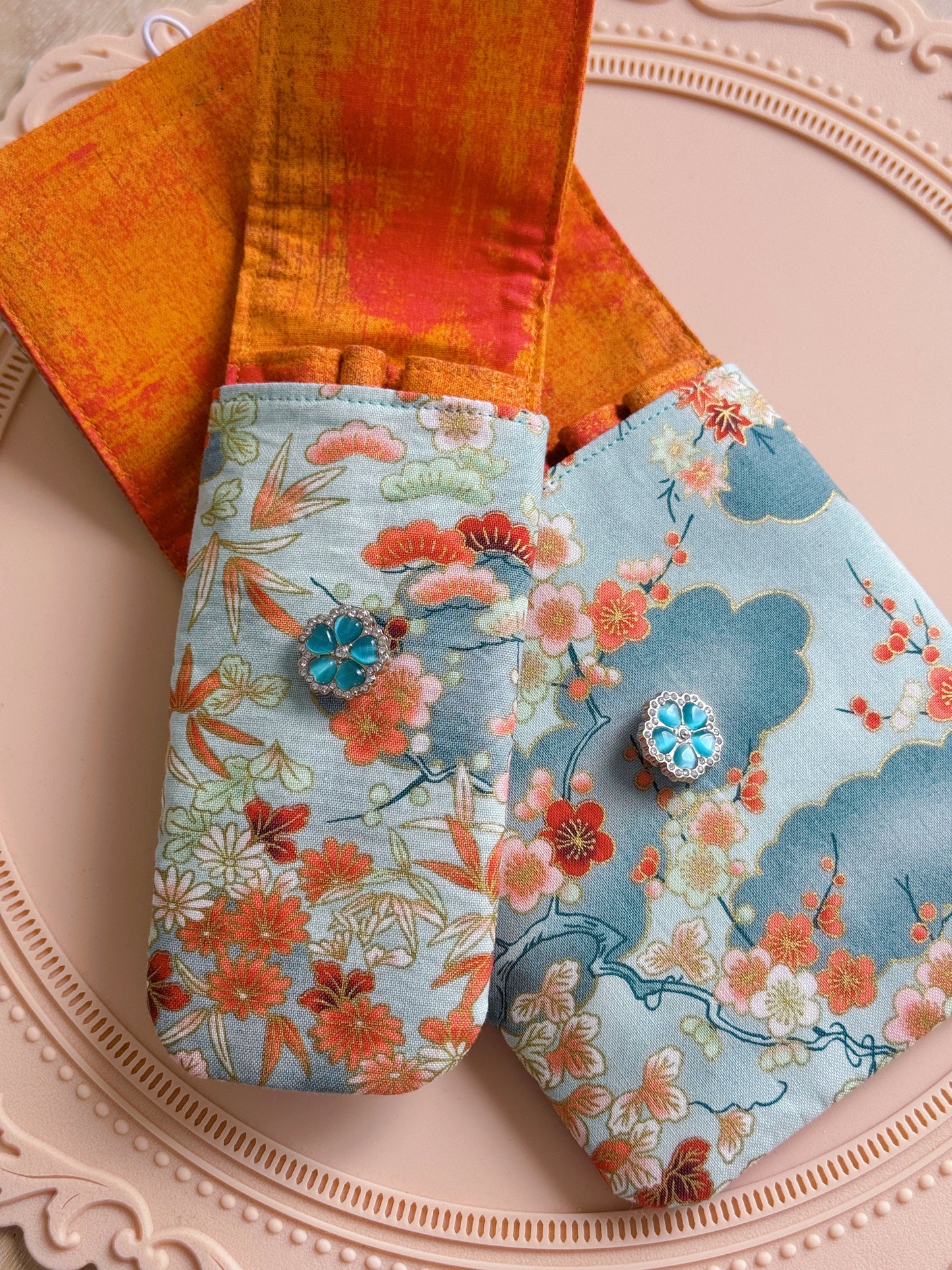 Handmade 6 Slot Momiji Pen Case