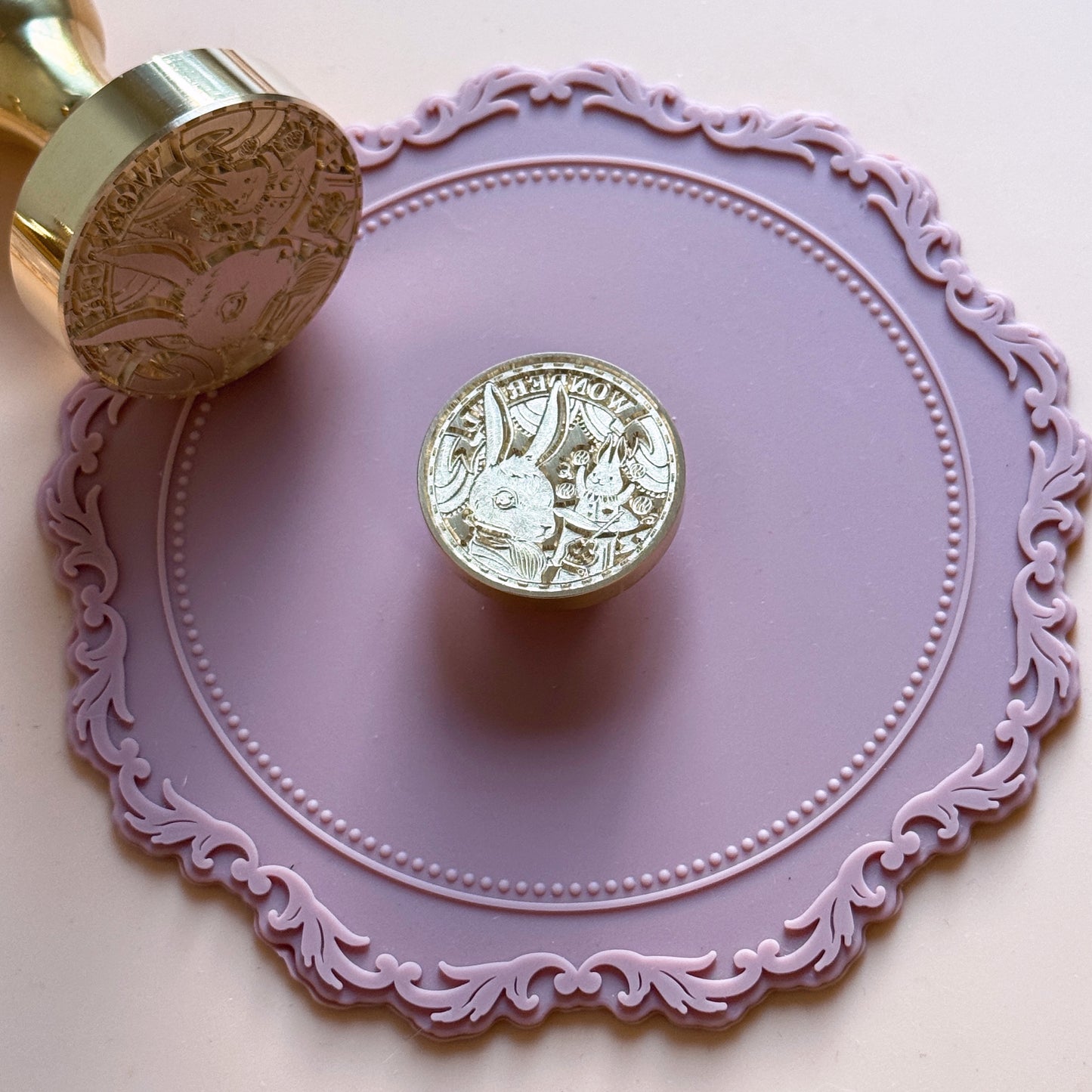 Magician and Rabbit Wax Seal Stamp