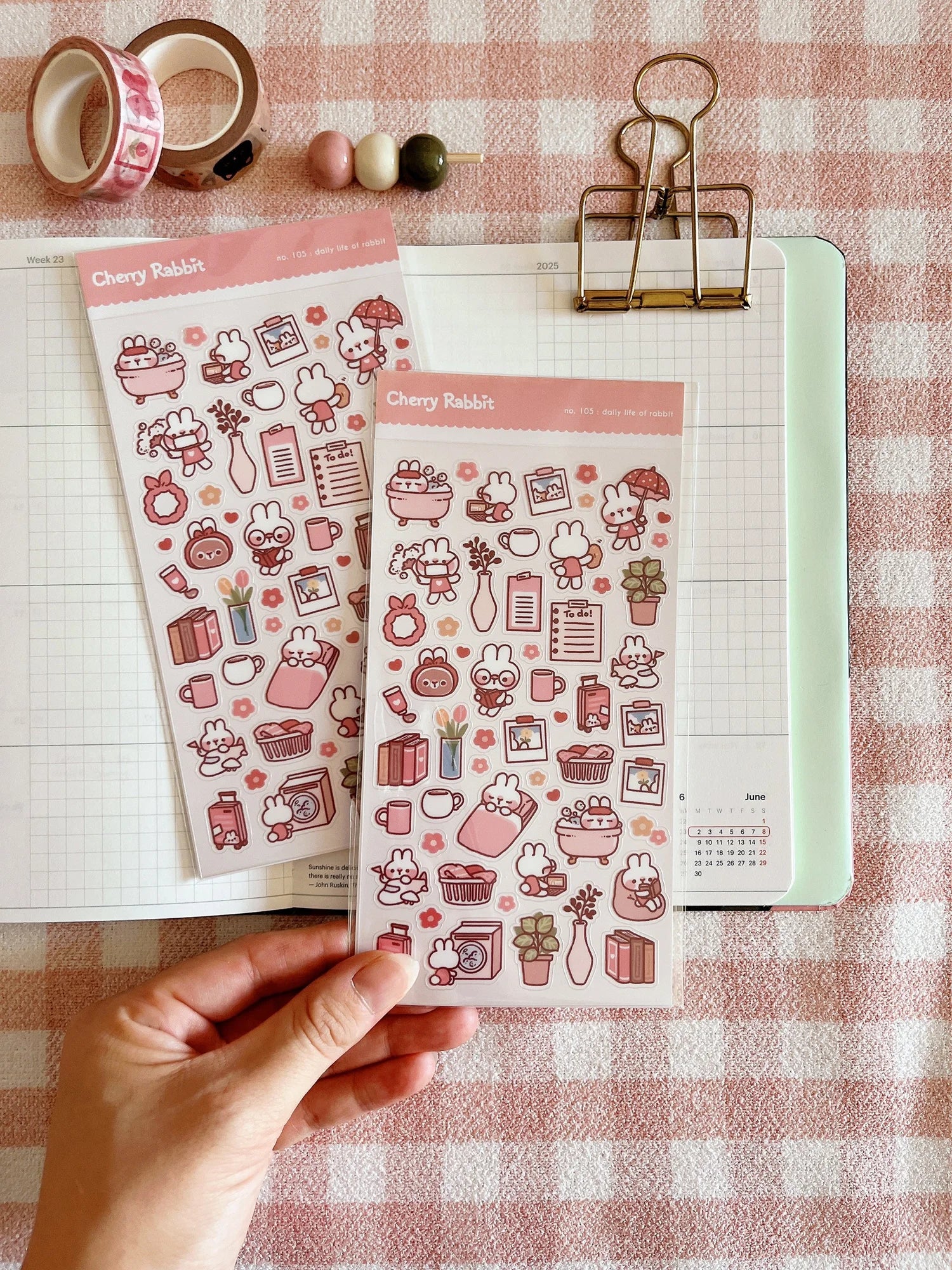 Daily Life of Rabbit: Sticker Sheet